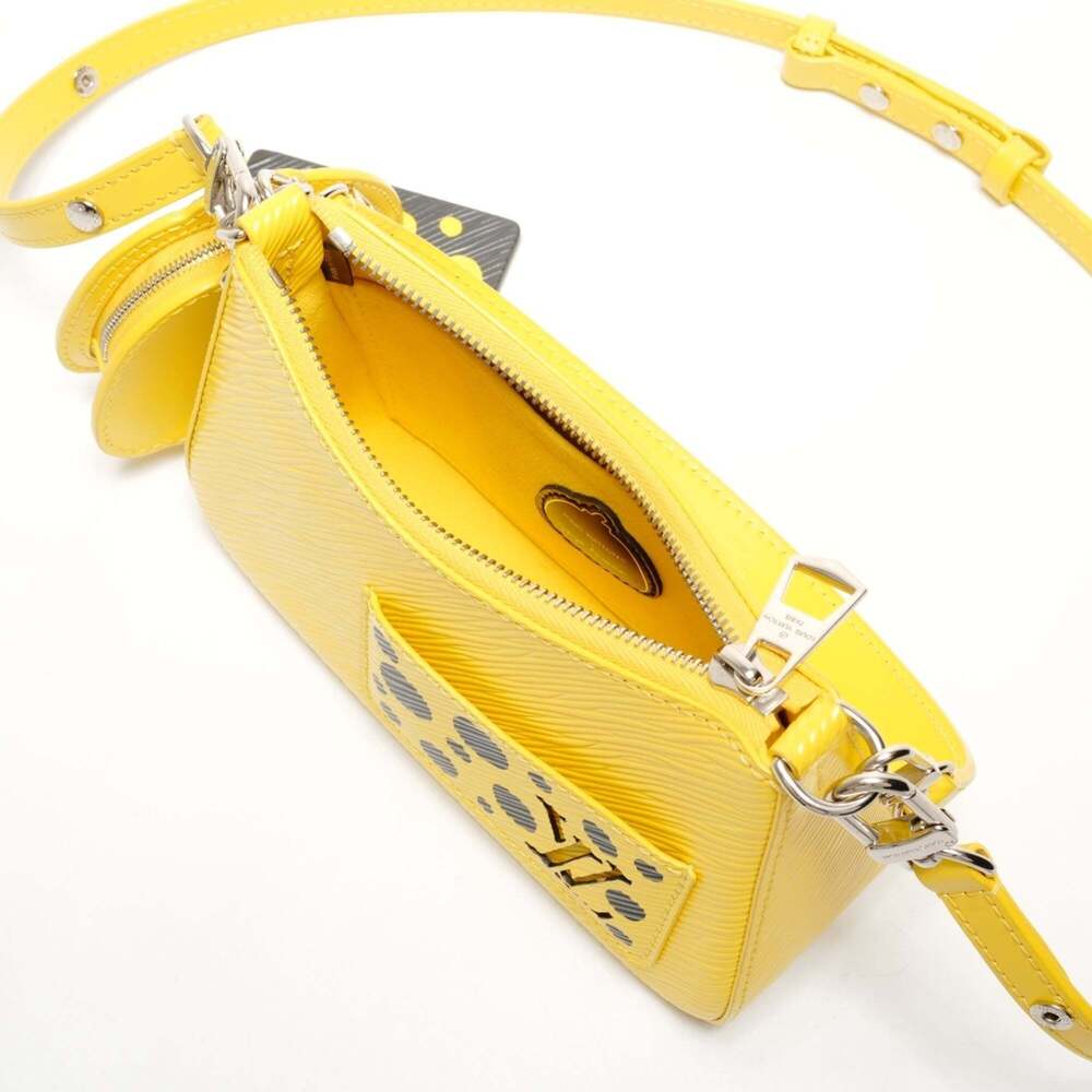 Louis Vuitton Epi Leather Yayoi Kusama Malellini Shoulder Bag in Yellow - Picture 11 of 15